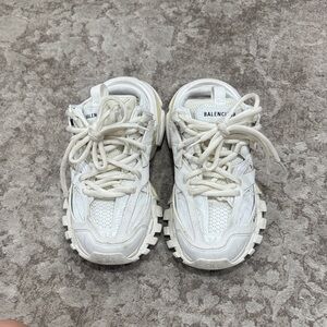 Balenciaga Off-White Textured Sneakers